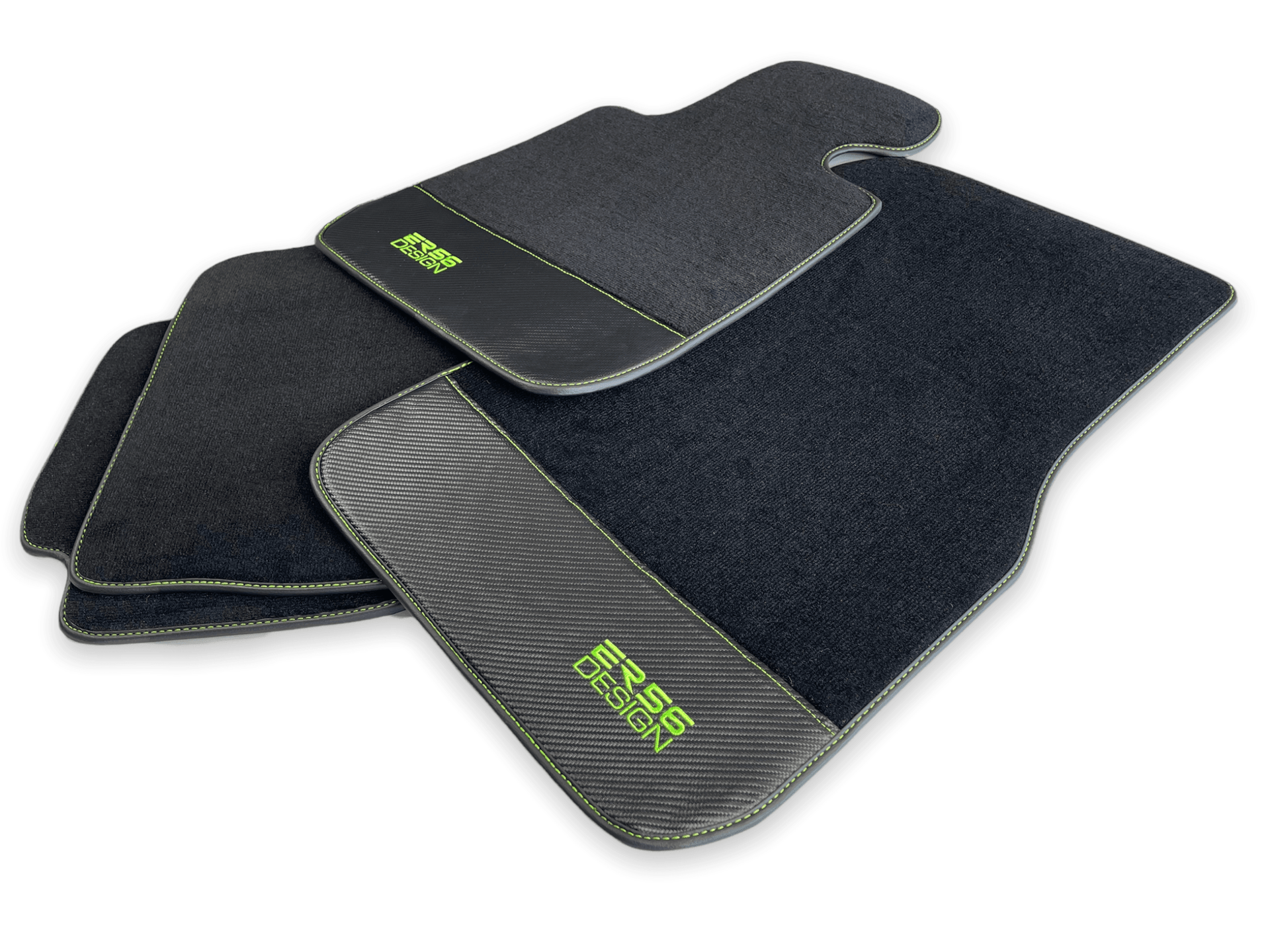 Floor Mats For BMW 6 Series F12 Carbon Leather Er56 Design - AutoWin