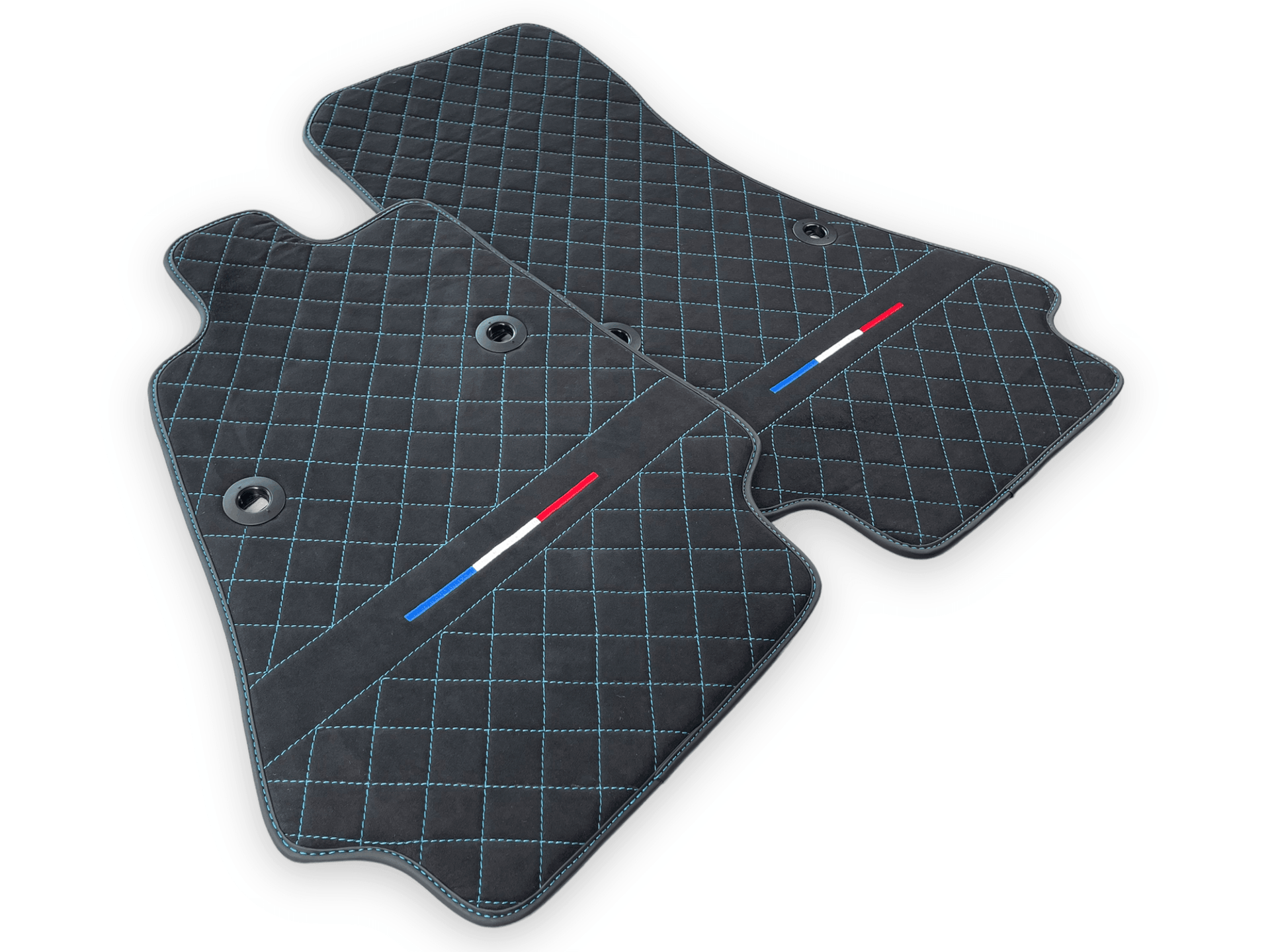 Floor Mats For Bugatti Chiron Alcantara Leather Limited Edition - AutoWin