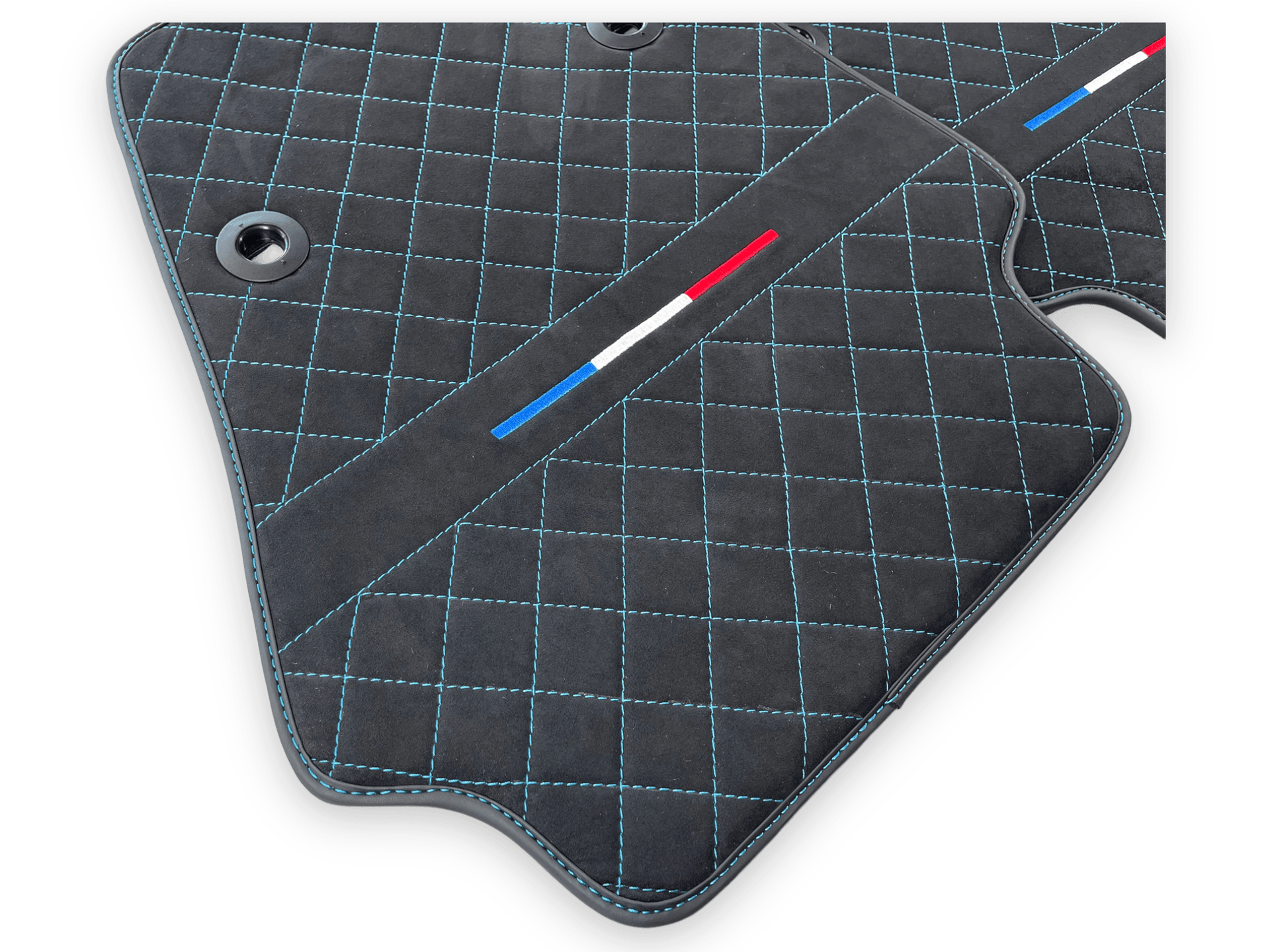 Floor Mats For Bugatti Chiron Alcantara Leather Limited Edition - AutoWin