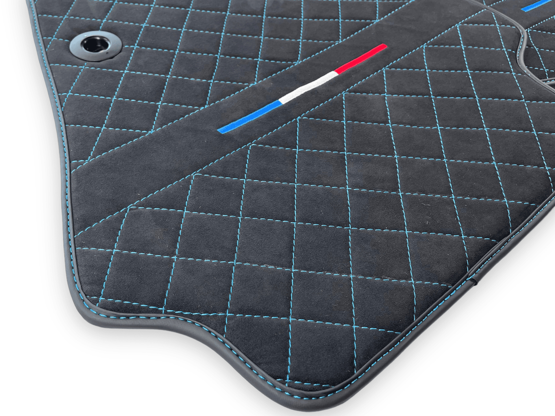 Floor Mats For Bugatti Chiron Alcantara Leather Limited Edition - AutoWin