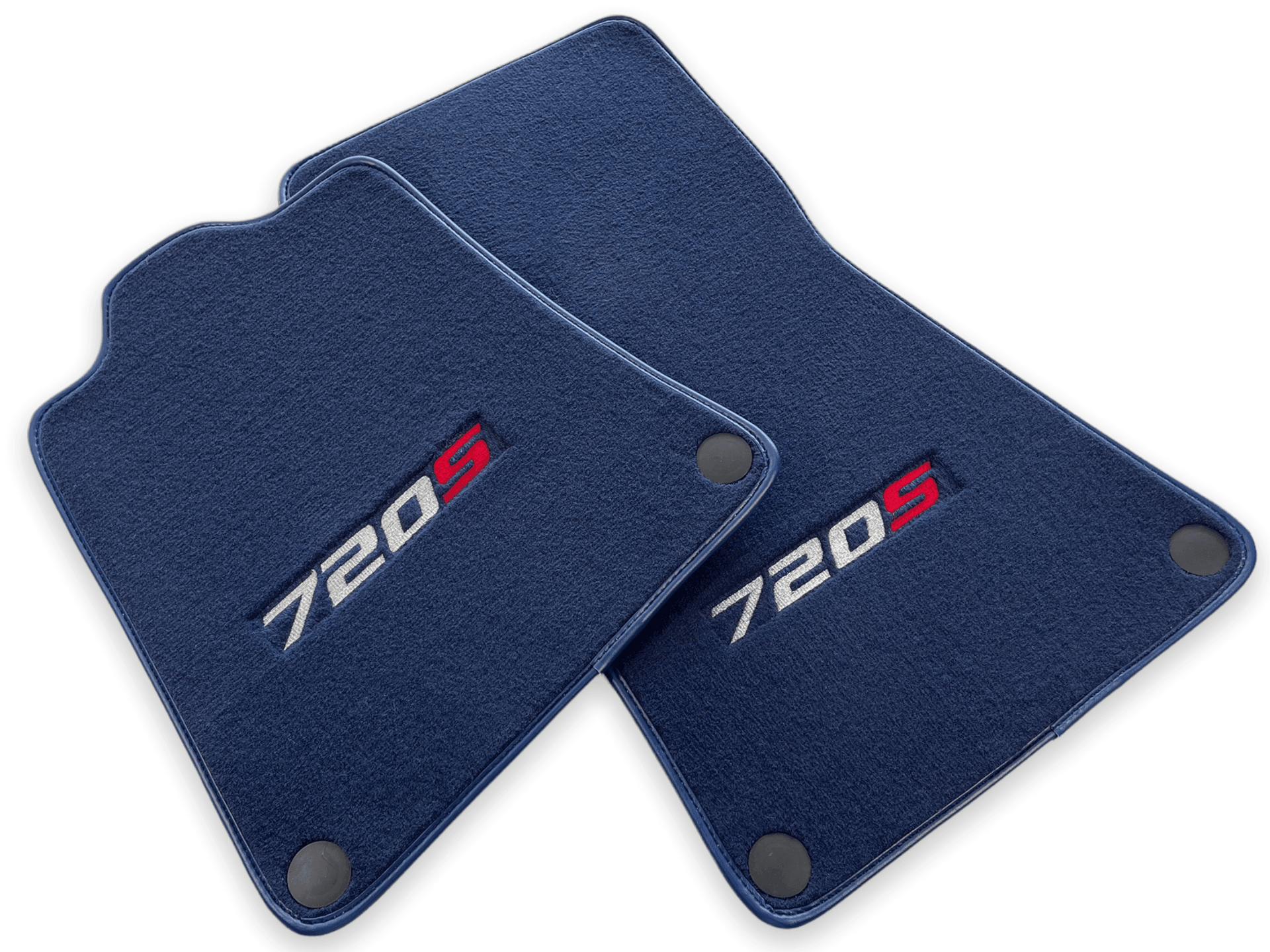 Floor Mats For McLaren 720S Dark Blue Tailored Carpets Set AutoWin - AutoWin