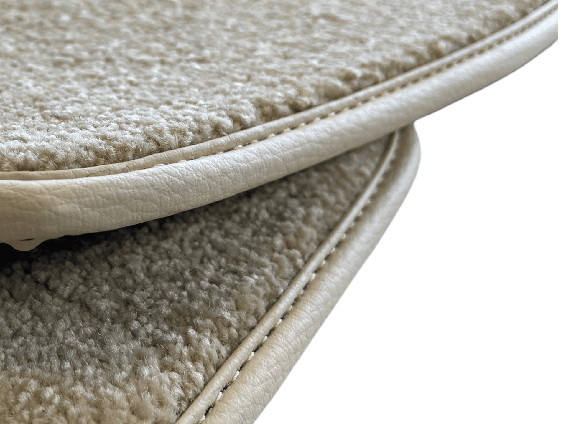 Floor Mats For Rolls Royce Dawn Rr6 2016-2023 Beige Luxury Quality - AutoWin