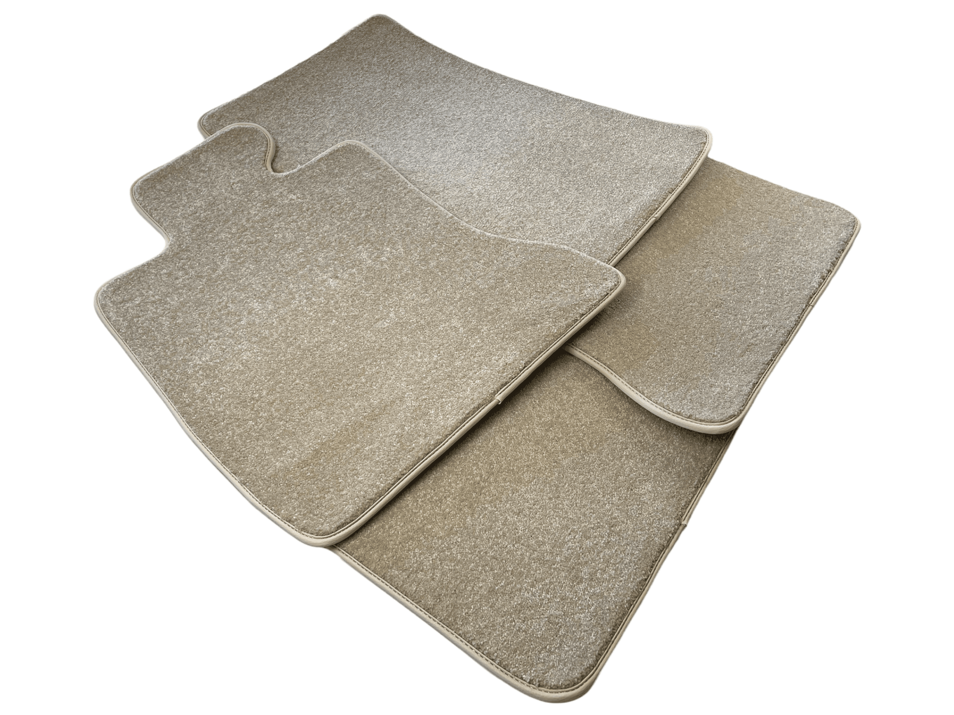 Floor Mats For Rolls Royce Phantom Drophead Coupe 2007–2016 Beige Luxury Quality - AutoWin
