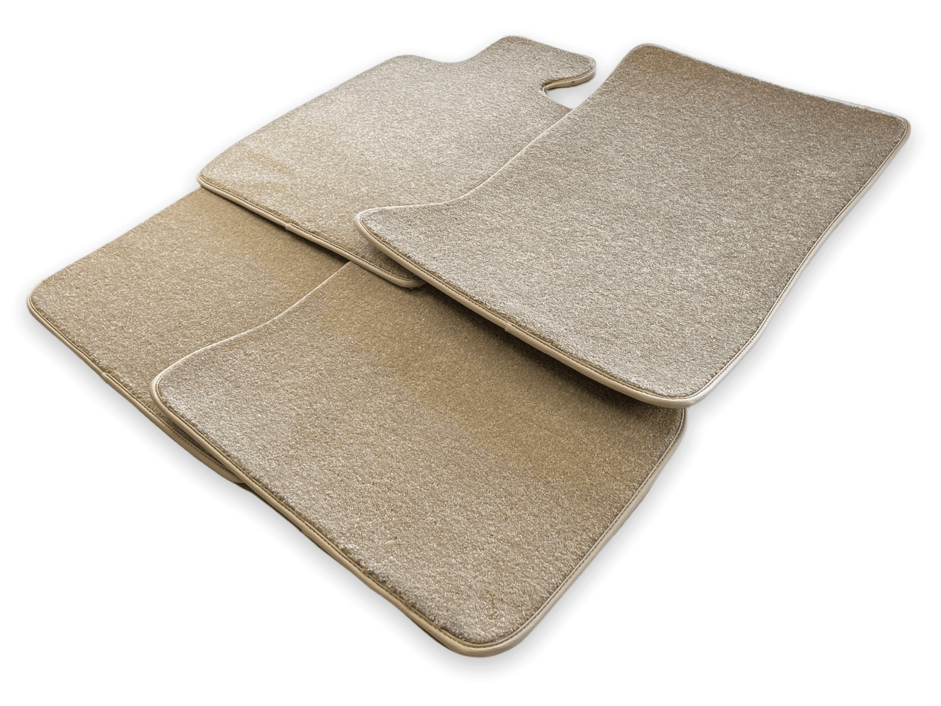 Floor Mats For Rolls Royce Wraith 2013-2023 Beige Luxury Quality - AutoWin