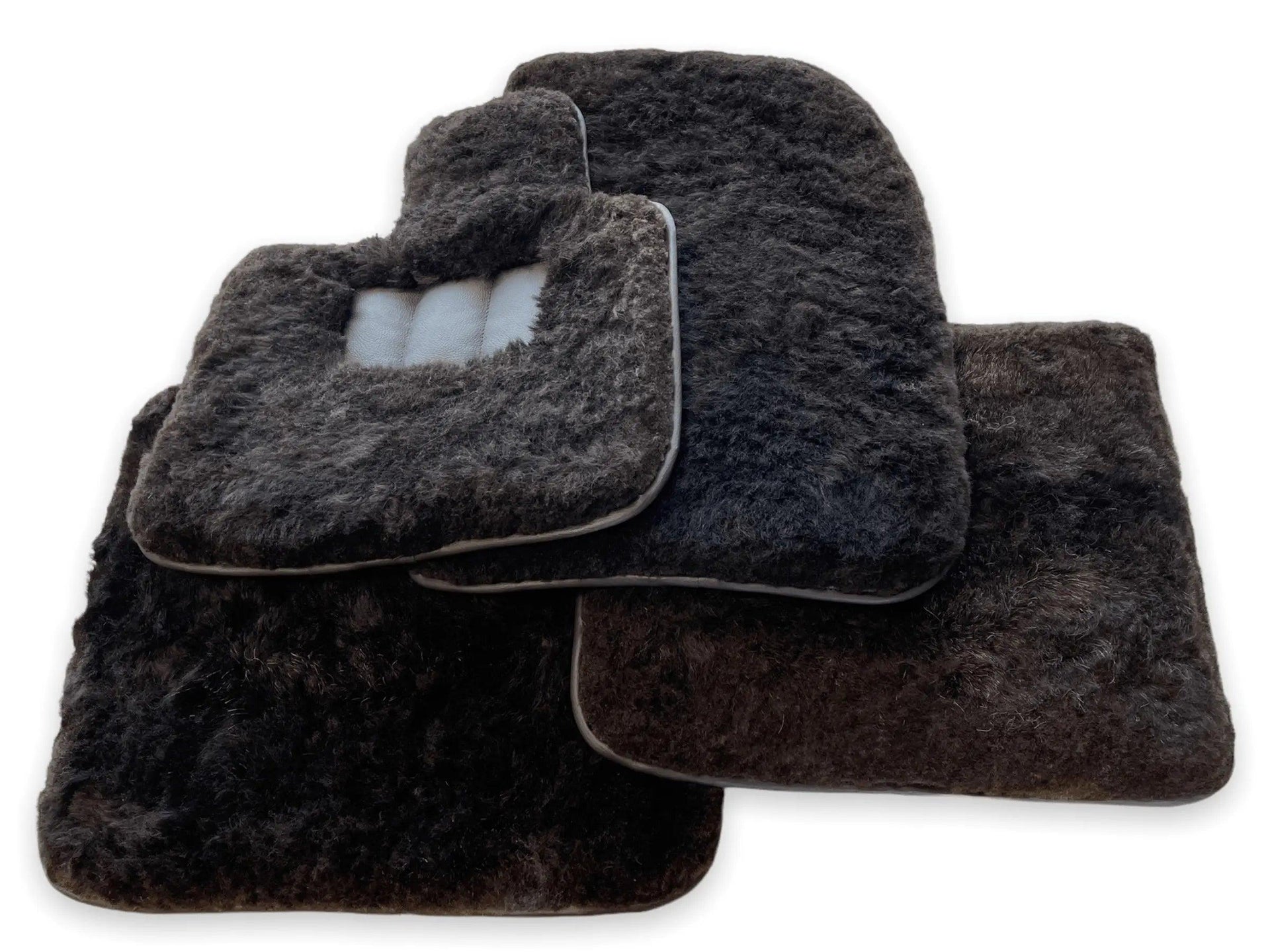 Genuine Sheepskin Floor Mats Bentley Flying Spur (2013-2019) Er56 Design Brand - AutoWin