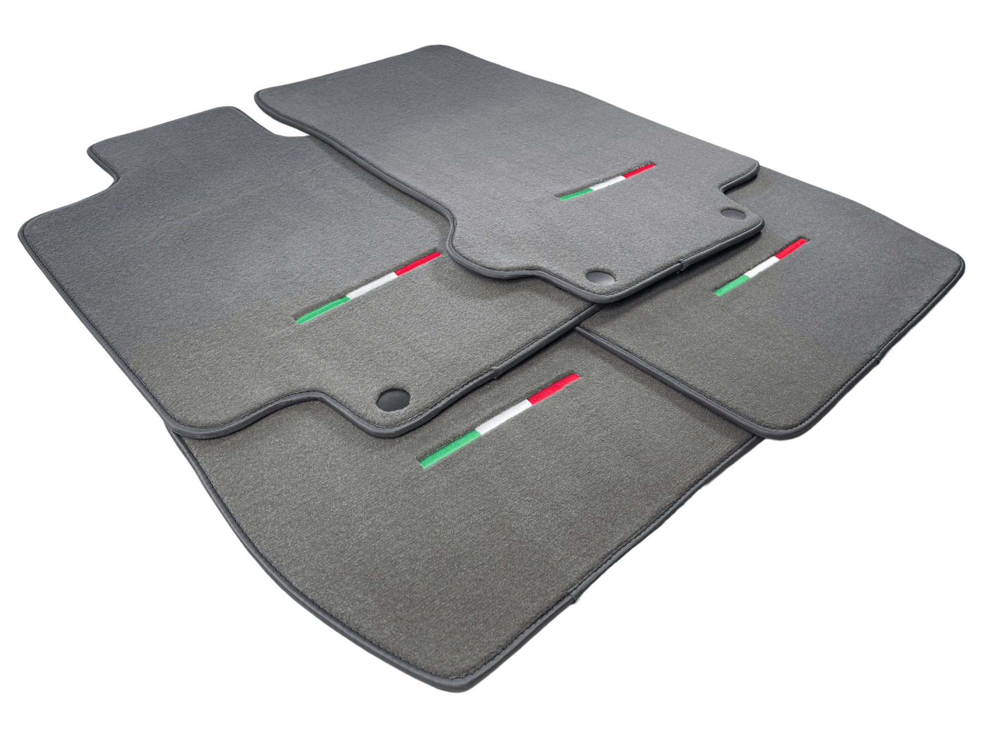 Gray Floor Mats For Maserati GranTurismo (2007-2019) IT Edition - AutoWin