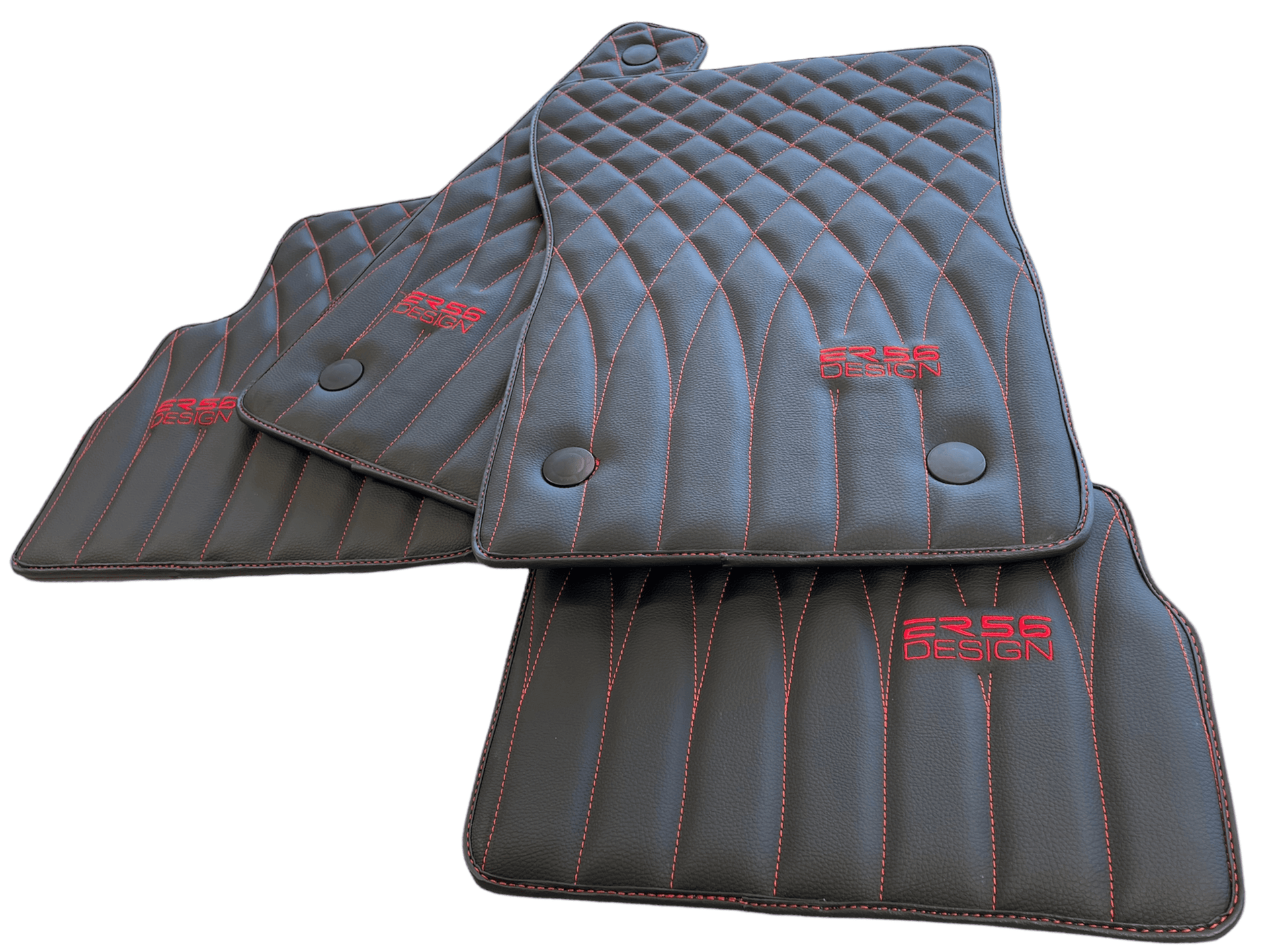 Leather Floor Mats For Mercedes-Benz G Class 2019-2022 W463 ER56 Design - AutoWin