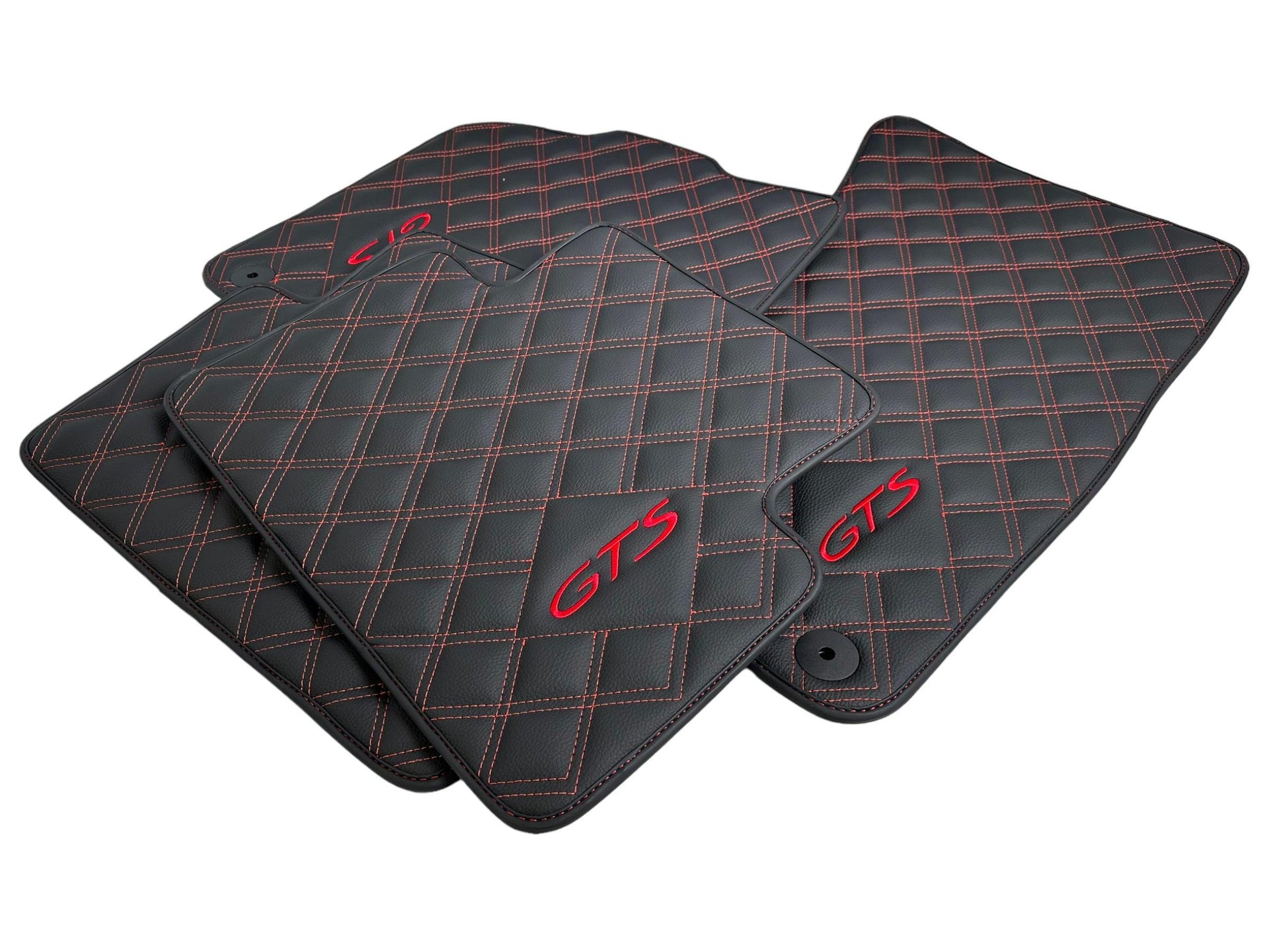 Leather Floor Mats for Porsche Panamera (2009-2016) - AutoWin