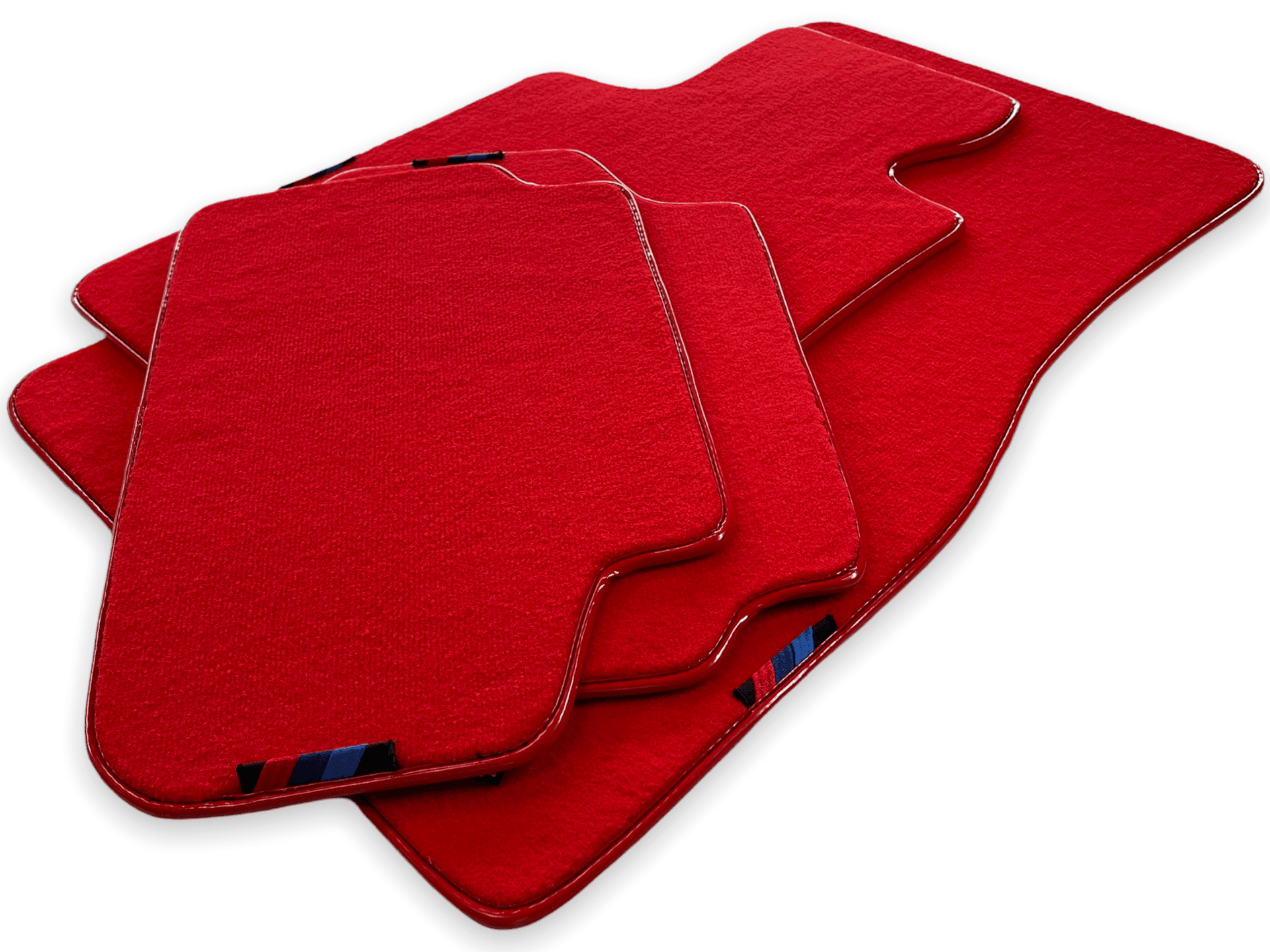 Red Floor Mats For BMW X1 Series F48 With M Package - AutoWin