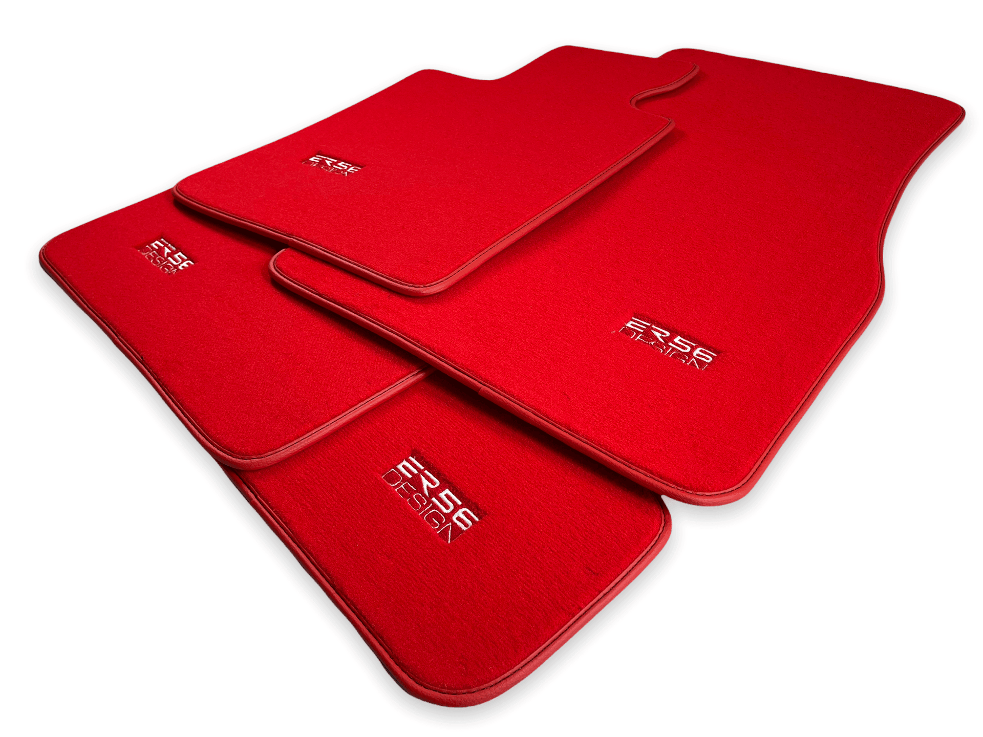 Red Floor Mats For BMW X2 Series F39 - ER56 Design Brand - AutoWin