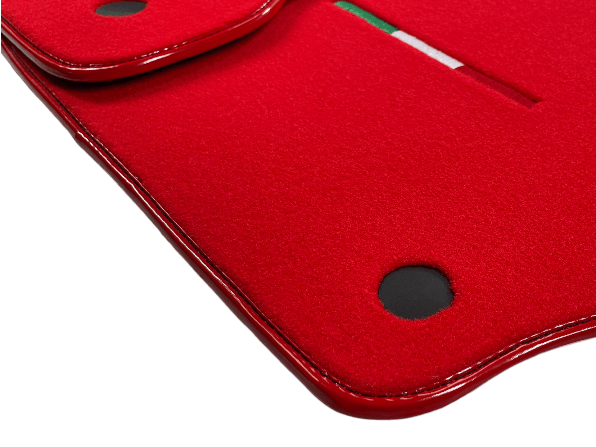 Red Floor Mats For Maserati Quattroporte IT Edition - AutoWin
