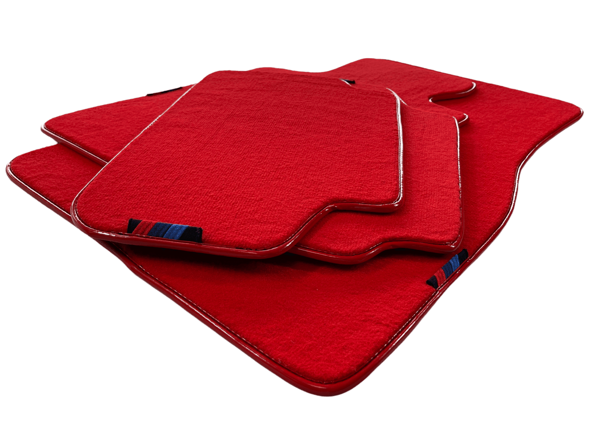 Red Mats For BMW 5 Series E61 Wagon With M Package AutoWin Brand - AutoWin
