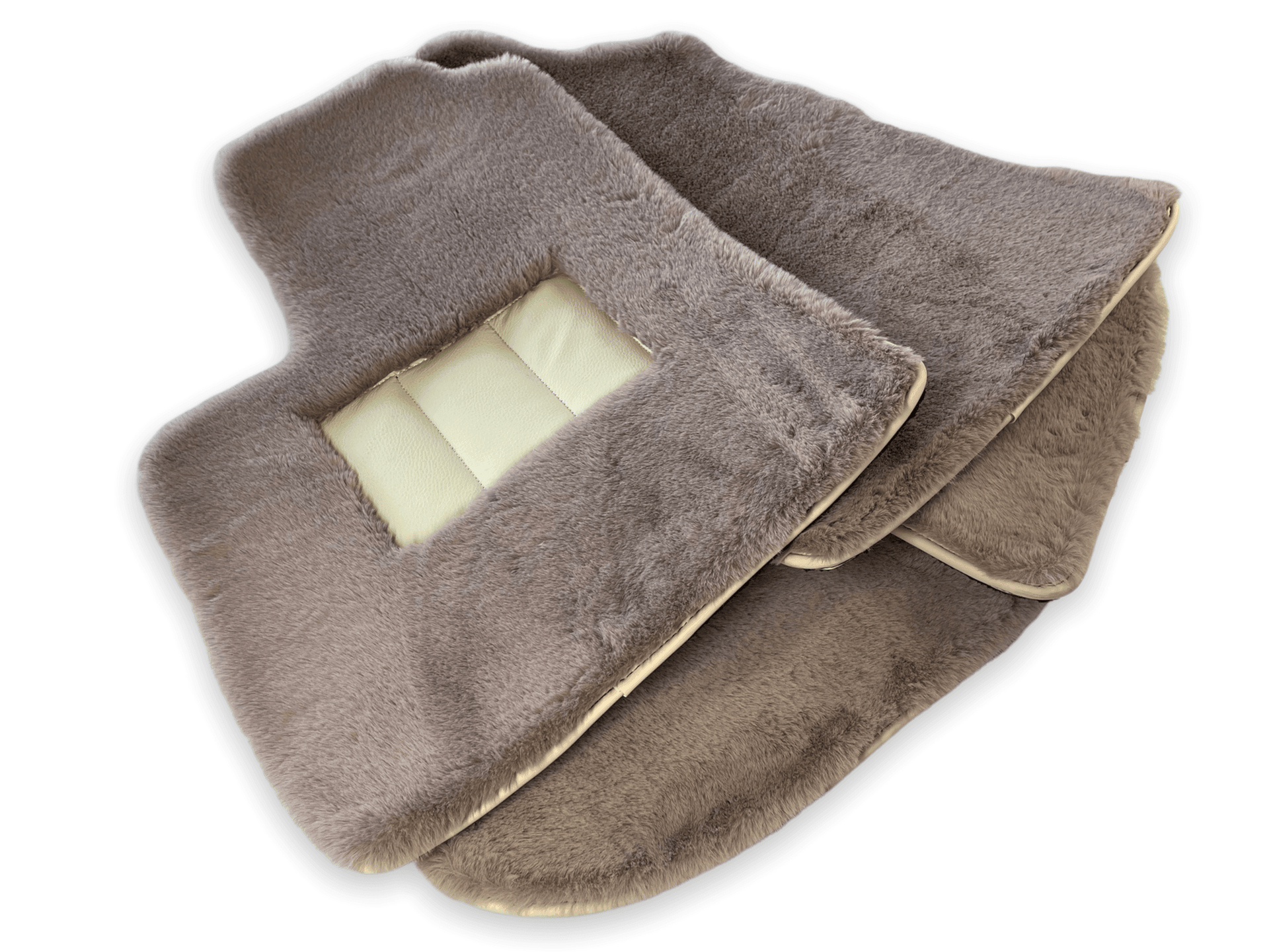 Sheepskin Floor Mats For Bentley Continental GT (2003–2011) Er56 Design - AutoWin