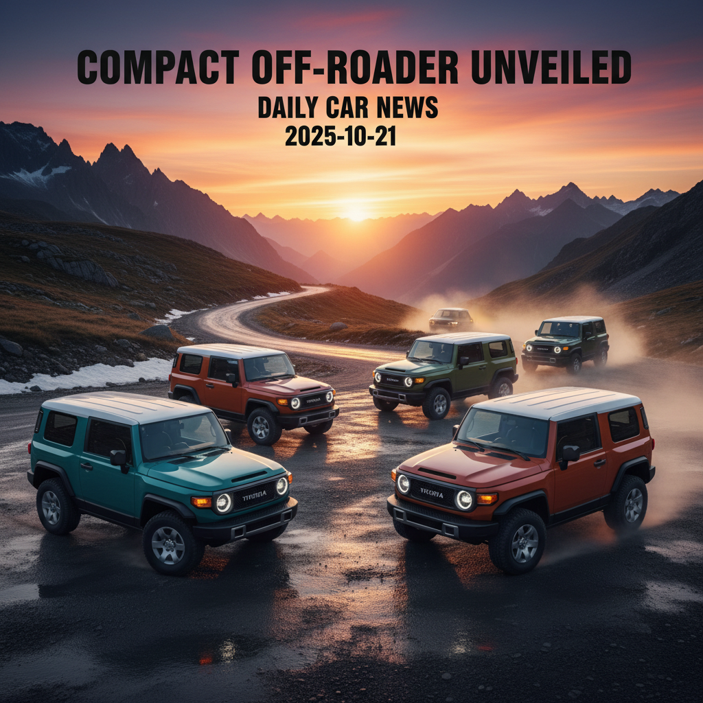 Toyota LandCruiser FJ Unveiled as Compact Off-Roader – Daily Car News (2025-10-21)