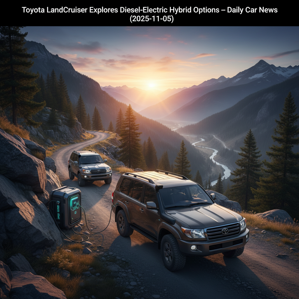 Toyota Land Cruiser erkundet Diesel-Elektro-Hybrid-Optionen – Daily Car News (05.11.2025)