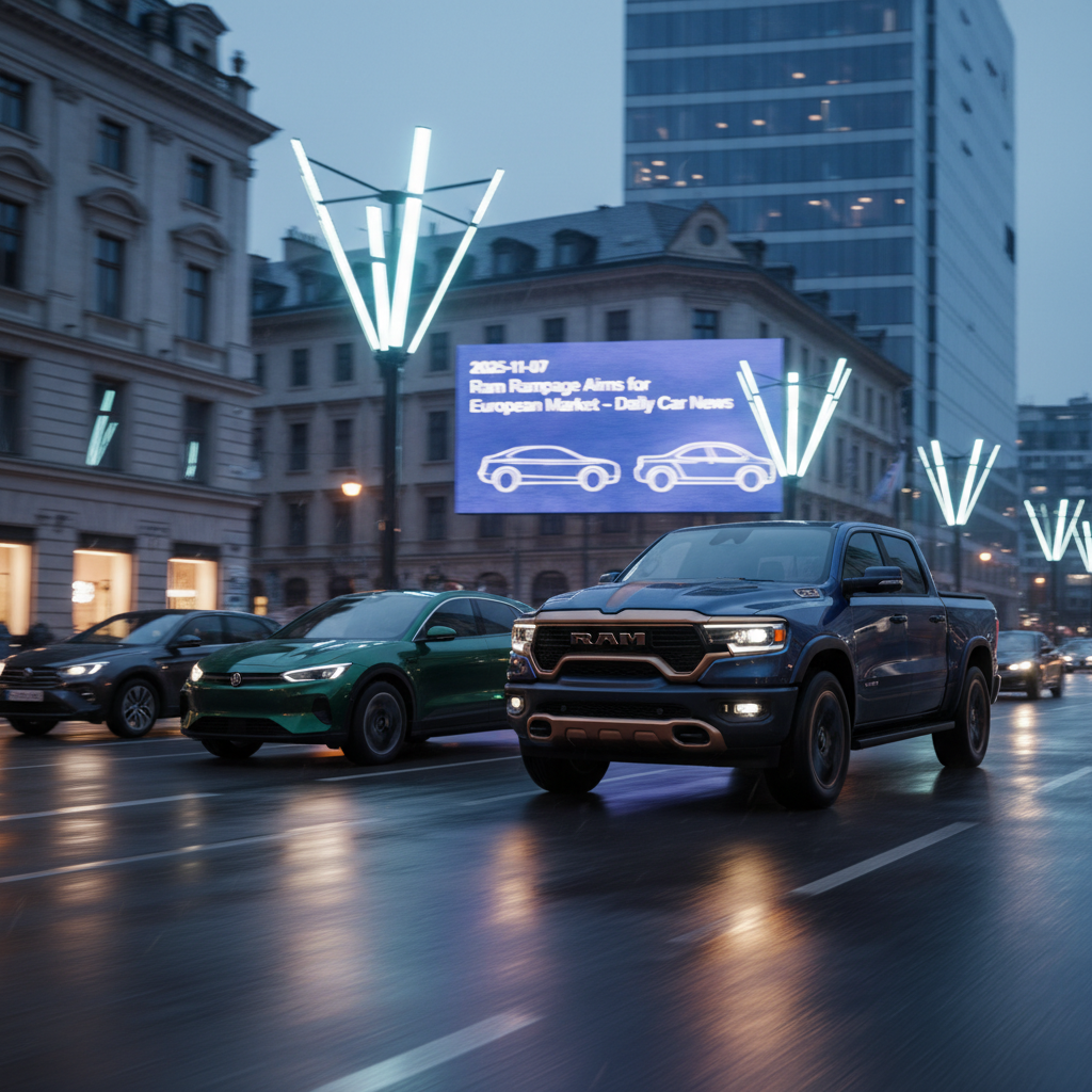 Ram Rampage zielt auf den europäischen Markt – Daily Car News (07.11.2025)