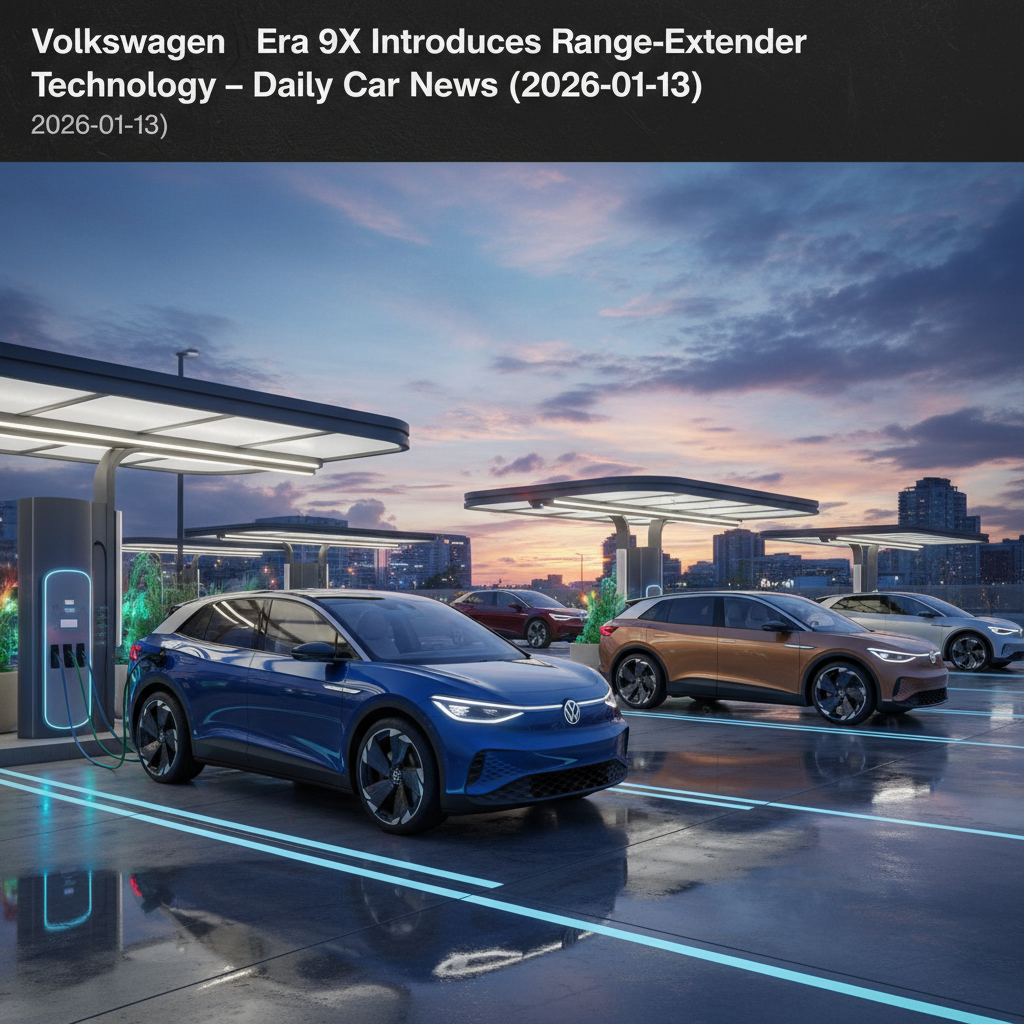 Volkswagen ID.Era 9X Introduces Range-Extender Technology – Daily Car News (2026-01-13)