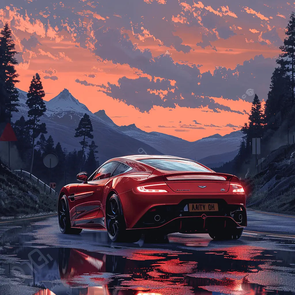 Hvor mange mil kan en Aston Martin Vanquish klare?