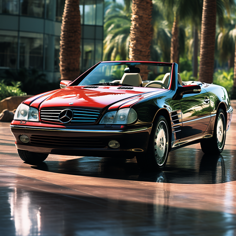 Werten Sie Ihren Mercedes SL R129 (1989–2001) mit den Premium-Fußmatten von Autowin auf