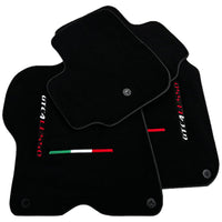 Black Floor Mats For Ferrari GTC4 Lusso (2016-2023) Italian Edition - AutoWin