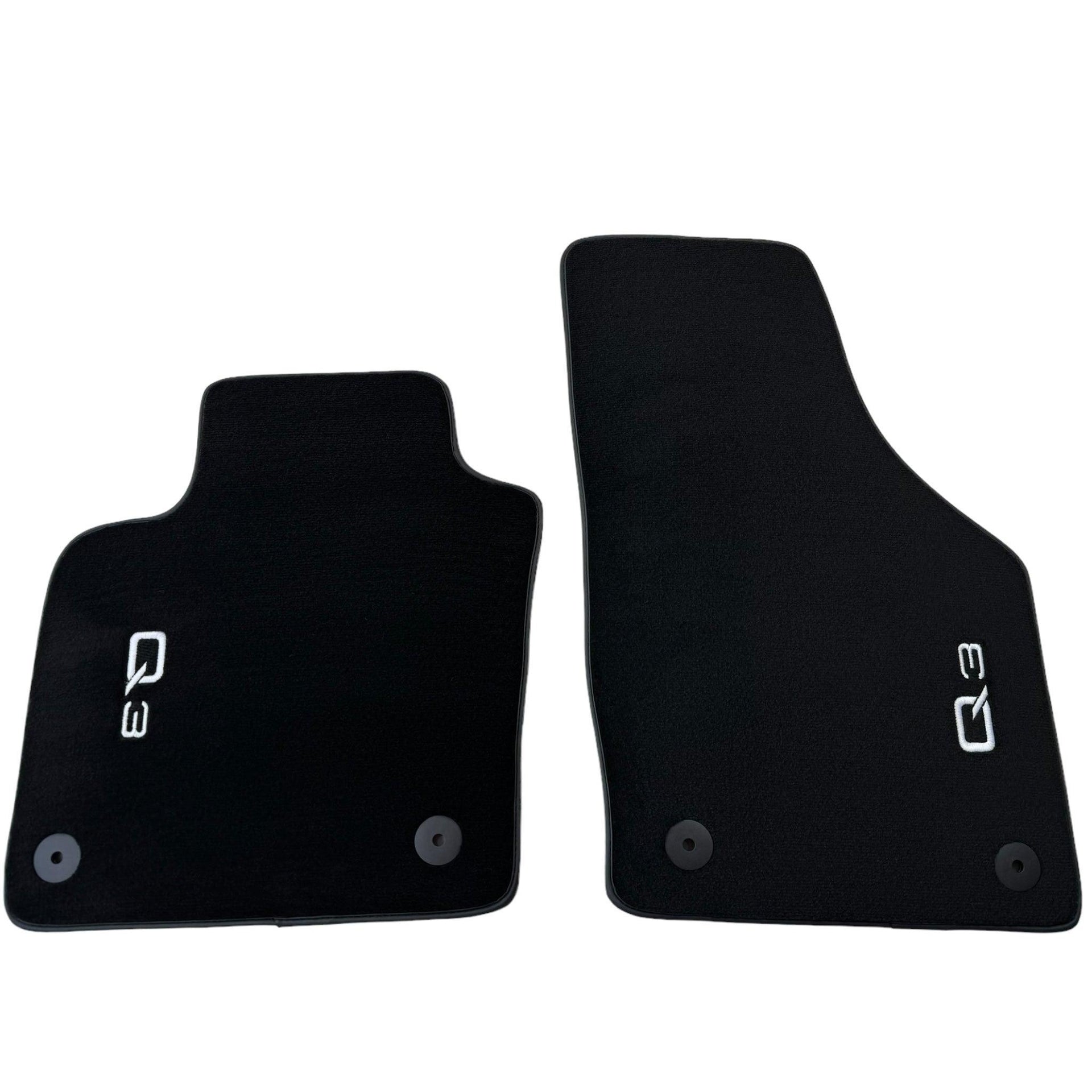 Black Floor Mats for Audi Q3 F3 (2018-2024) - AutoWin