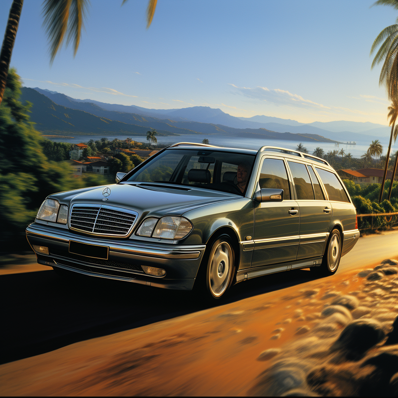 Werten Sie Ihren Mercedes-Benz C-Klasse S202 Kombi (1996–2000) mit den Premium-Fußmatten von Autowin auf