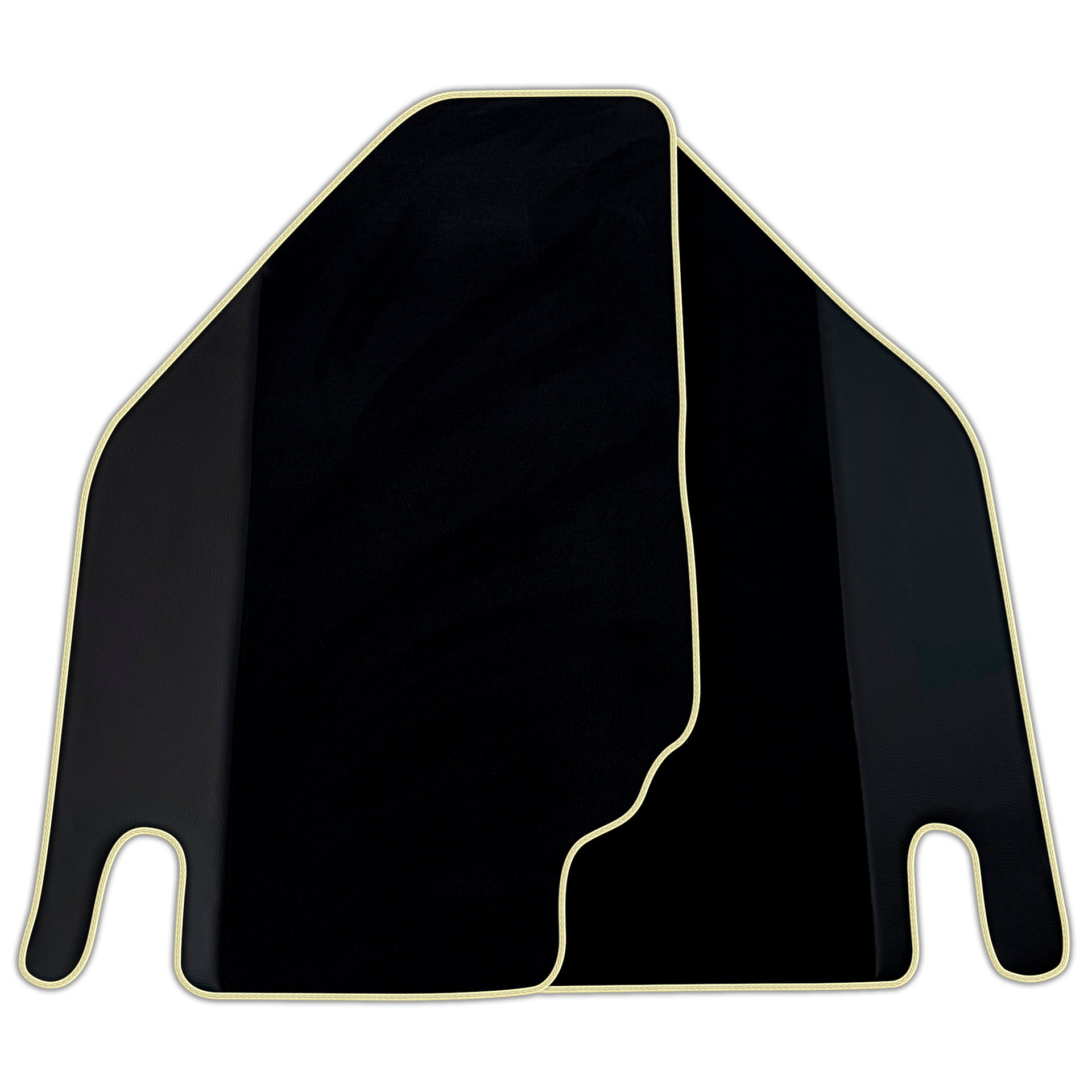 Lamborghini Countach Black Floor Mats (1974-1990) - Premium Leather