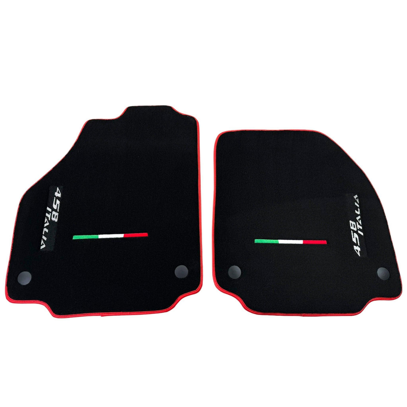 Floor Mats for Ferrari 458 Italia (2009-2015) with Red Trim - AutoWin