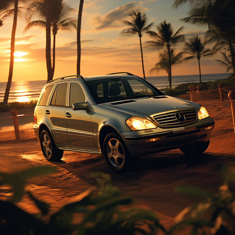 Werten Sie Ihre Mercedes-Benz M-Klasse W163 (1997–2005) mit den Premium-Fußmatten von Autowin auf