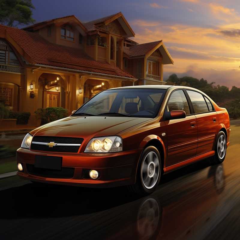 Autowins Premium-Fußmatten für Chevrolet Nubira J200 (2003–2008).