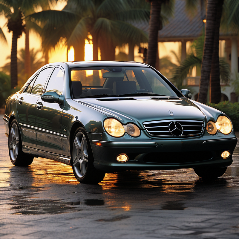 Werten Sie Ihre Mercedes-Benz C-Klasse W203 Limousine 4Matic (2000–2007) mit den Premium-Fußmatten von Autowin auf