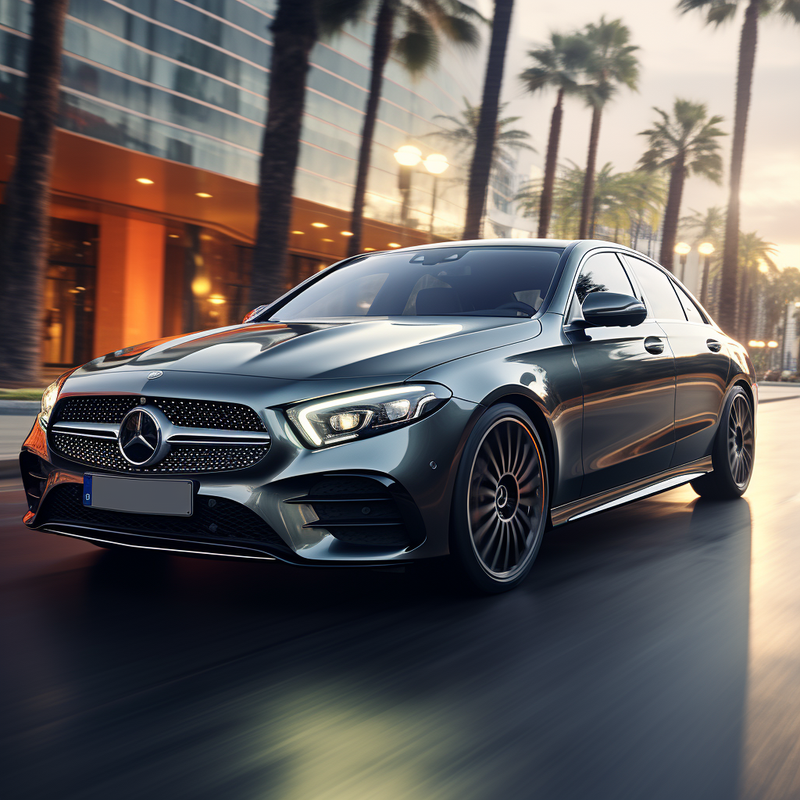 Werten Sie Ihre Mercedes-Benz C-Klasse W206 Limousine (2021–2023) mit den Premium-Fußmatten von Autowin auf