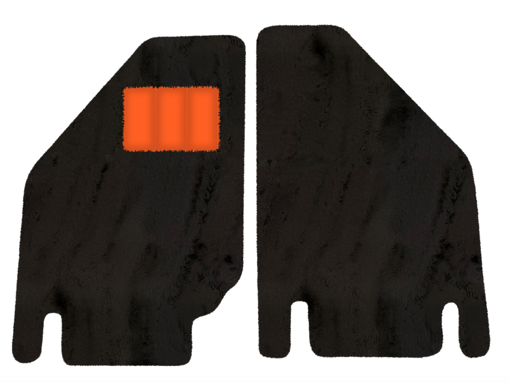 Customizable Floor Mats From Carpet With Leather for Lamborghini Countach (1974–1990) - AutoWin