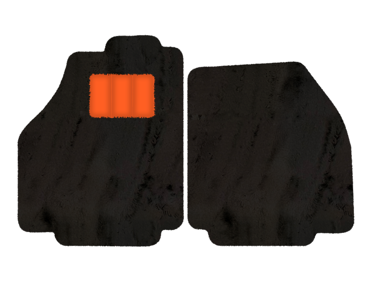 Sheepskin Floor Mats for Ferrari 488 Pista Spider (2019-2021) - Sheepskin Length, Various Color Options
