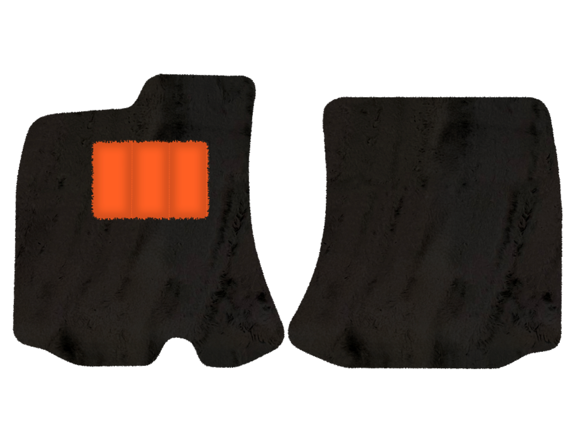 Sheepskin Floor Mats for Ferrari Roma (2021-2024) - Sheepskin Length, Various Color Options