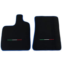 Floor Mats for Ferrari Purosangue with Blue Trim | Italian Edition - AutoWin