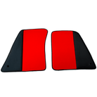 Red Floor Mats for Ferrari 296 GTS (2022-2024) with Leather - AutoWin