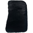 Black Sheepskin Floor Mats for Rolls-Royce Wraith (2013–2023) Orange Leather Trim - AutoWin