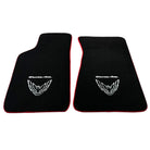Black Floor Mats Red Trim for Pontiac FireBird (1970-1981) Trans Am - AutoWin