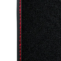 Black Floor Mats for Lamborghini Aventador SVJ with Alcantara Leather - AutoWin