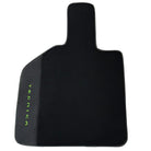 Black Floor Mats for Lamborghini Huracan Tecnica with Alcantara Leather - AutoWin