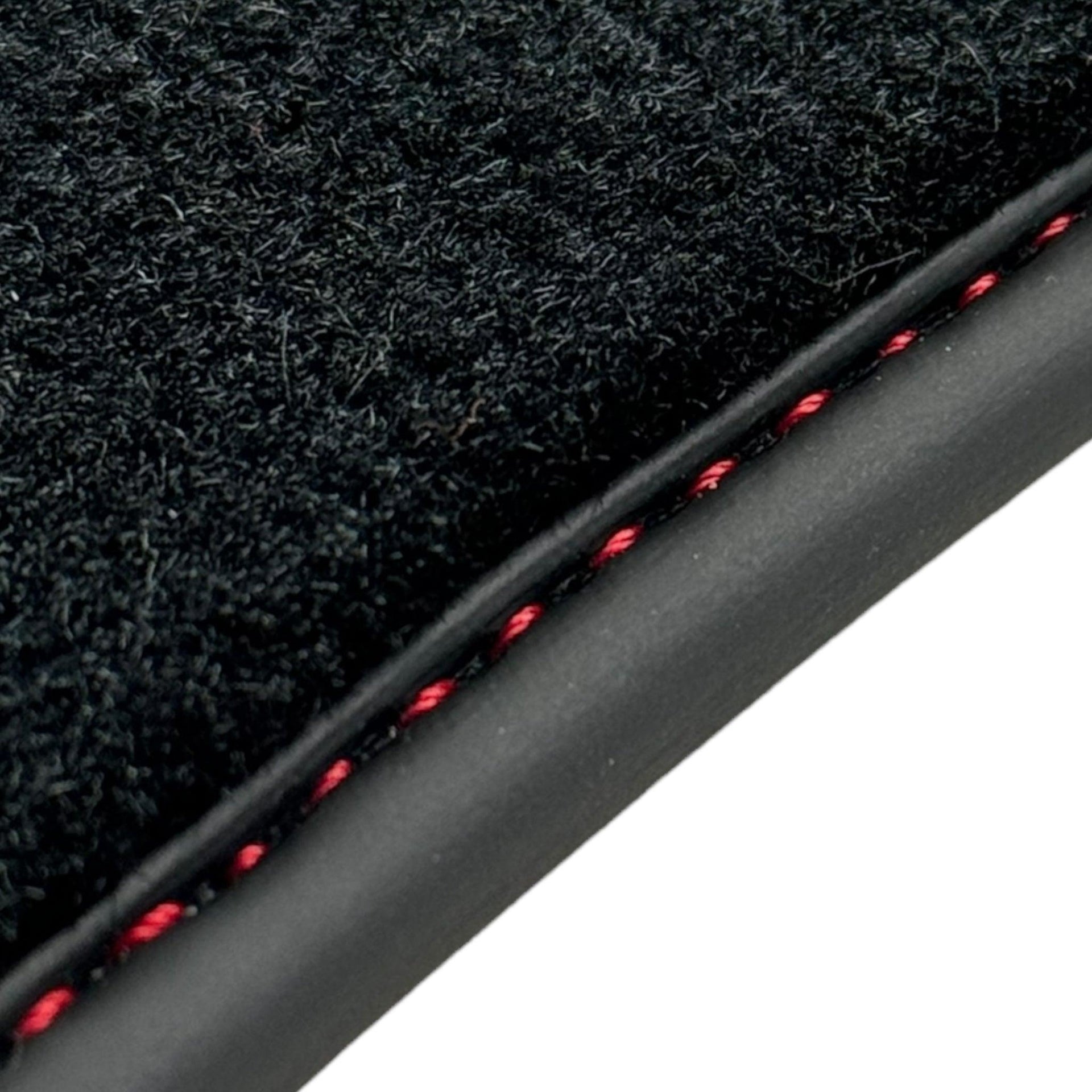 Black Floor Mats for Mercedes Benz C-Class W205 Sedan with Carbon Fiber | AutoWin Edition - AutoWin