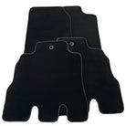 Black Floor Mats for Jeep Wrangler JK (2007-2018) 5 Doors - Double Fixation - AutoWin