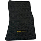 Black Leather Floor Mats for Rolls-Royce Ghost Series II (2021-2024) ER56 Design - AutoWin