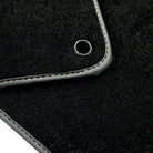 Black Floor Mats for Lamborghini Aventador SV | Orange Edition - AutoWin