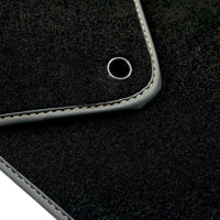 Black Floor Mats for Lamborghini Aventador SV | Orange Edition - AutoWin