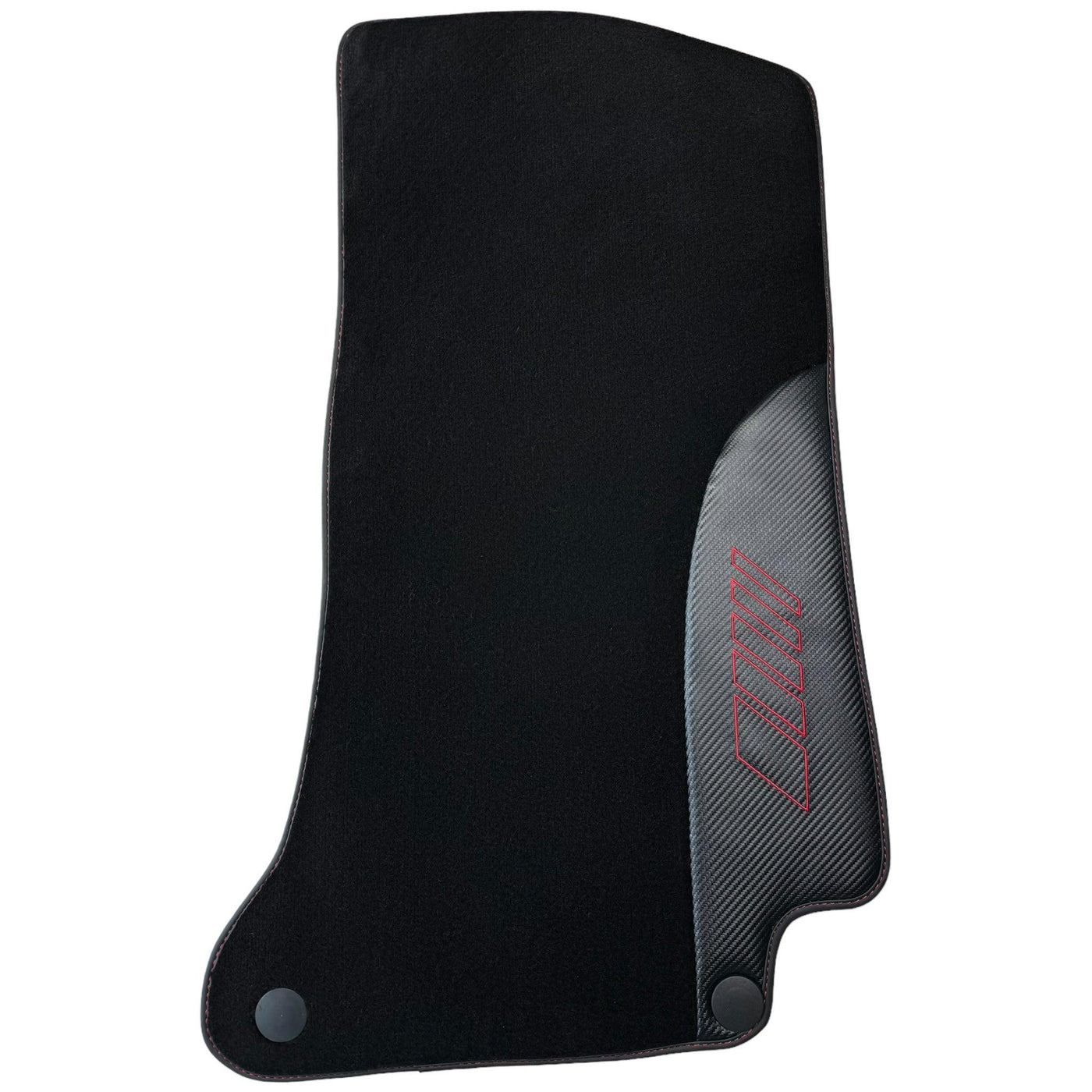 Black Floor Mats for Mercedes Benz C-Class W205 Sedan with Carbon Fiber | AutoWin Edition - AutoWin