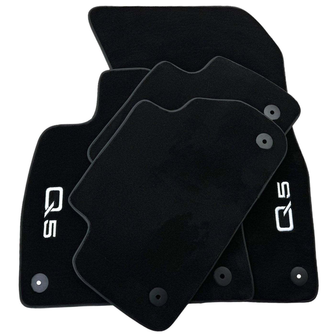 Black Floor Mats for Audi Q5 FYT Sportback Hybrid (2021-2024) - AutoWin