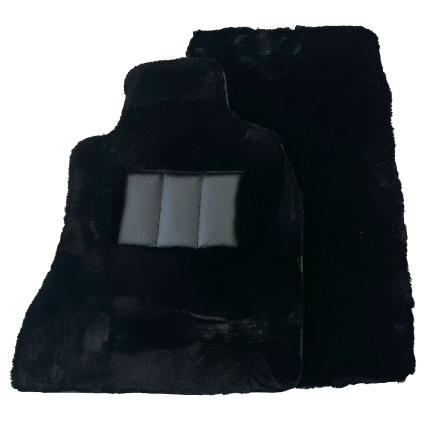 Black Sheepskin Floor Floor Mats For BMW 7 Series G12