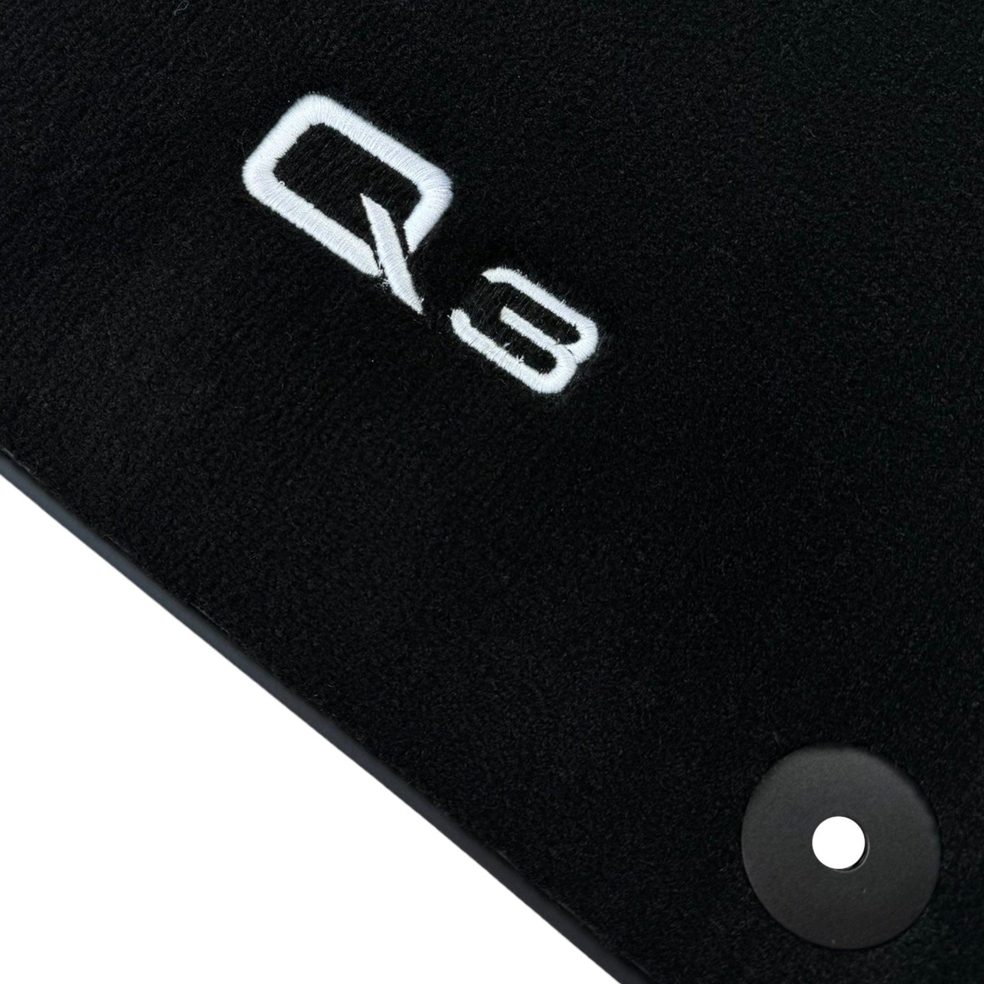 Black Floor Mats for Audi Q3 8U (2011-2018) - AutoWin